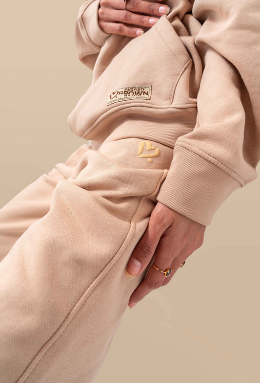 Neutral Nude Uni Hoodie Set