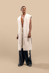 Plush Comfort Long Sherpa Fur Uni Vest