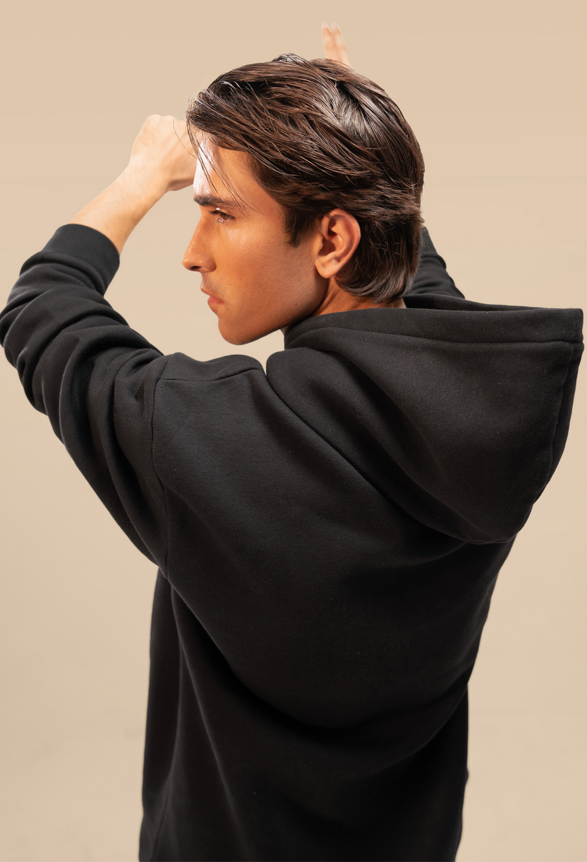 Black Hoodie Uni Co-Ord Set