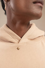 Close-up of the matching jogger pants from the Neutral Nude Uni Hoodie Set, showcasing the smooth fabric and elastic waistband.