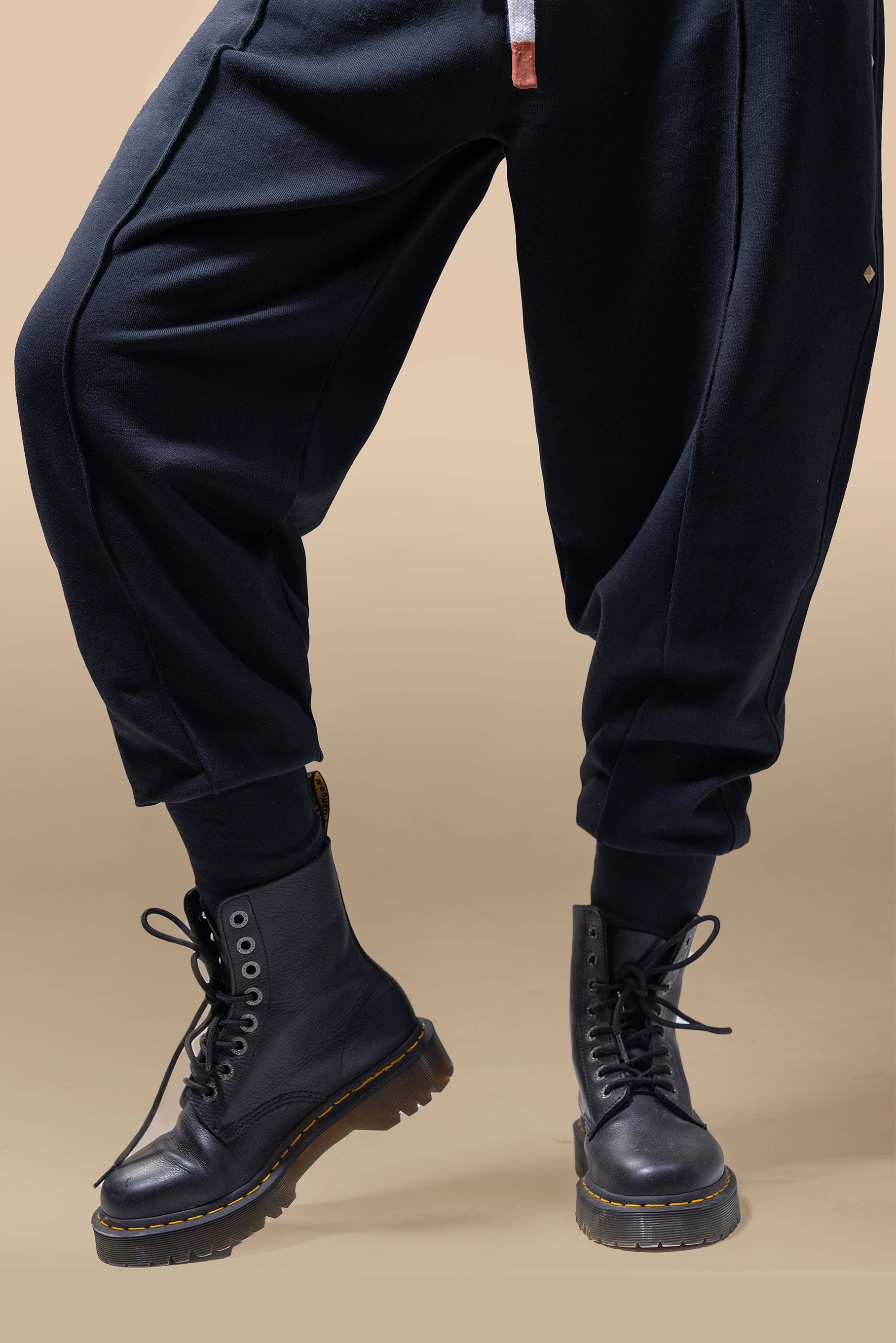Black Mirage Uni Harem Jogger Pants - Ideal for Active Lifestyles and Casual Outings